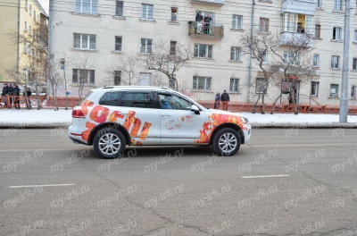 Stage of the Olympic torch relay Sochi 2014 in Irkutsk_4